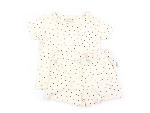 Petit Piao bright red dot sommersæt